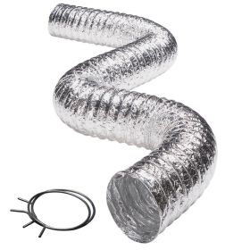 8' FOIL DUCT W/CLAMPS