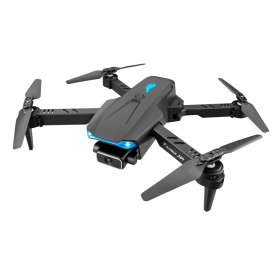 S89 Drone No Camera WiFi Collapsible RC Quadcopter Helicopter Toy-Black-1 Battery (Color&Battery Number: Black/2 Batteries, Camera Pixel: Dual Camera 4K)
